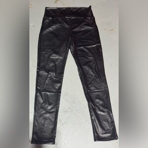 Fashionomics Black Pleather Leggings